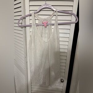 Lilly Pulitzer white tank top XS